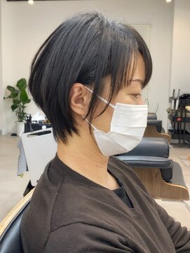 トト 船橋店(toto.) 黒髪/グレーベージュ/レイヤーロング/前髪パーマ[西船橋/津田沼]