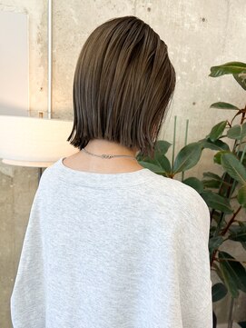 ノエ(noe) 切りっぱなしオリーブグレージュ