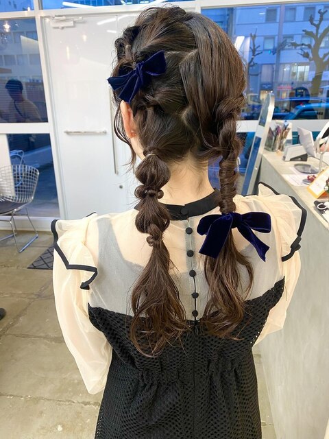 お呼ばれヘアセット！