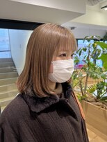 オーシャン(Ocean)&nbsp;【OceanHair&Life田中愛梨】冬ハイトーン！ミルクティーベージュ