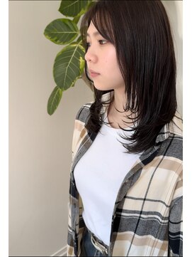 チョキナ(chokina.) レイヤーカット×アッシュブラウン