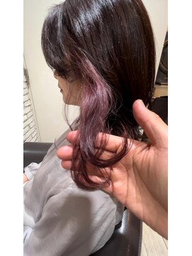 アルーシェ 錦糸町店(Alushe) インナーピンク♪【インナーカラー　髪質改善】