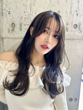 ルービック なかもず(Rubik's) コテ巻き風パーマ/デジタルパーマ/韓国風パーマロング