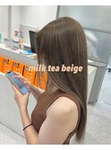 ★ミルクティーベージュ/ダブルカラー/ブリーチ/金沢駅西