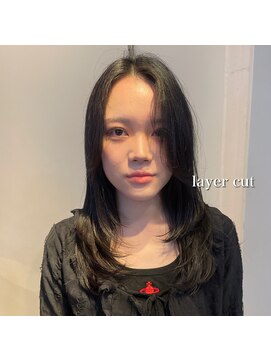 グリーン 渋谷(green) 【RIN】モードなレイヤーカット