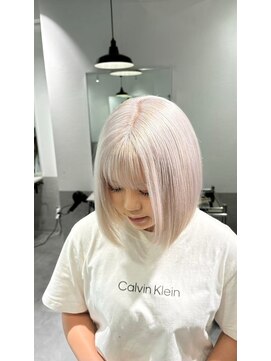 シエラ 南船場(CIERA.) 40代50代ショートボブウルフカットボブウルフ韓国ネビージュ