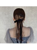 ツインタイトヘアセット