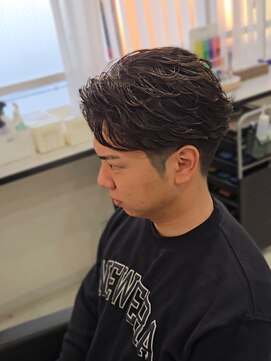 ラピス 名古屋駅前店(Lapis) フェザーパーマ/フェザーショート/毛流れパーマ