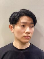 銀座マツナガ 浅草店&nbsp;王道爽やかビジネスカットツーブロック刈り上げ前髪アップ