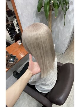 シールドヘアー 沖縄 新都心(C'LD Hair) ホワイトベージュカラー/那覇美容室/おもろまち美容室