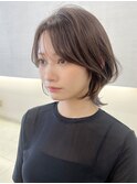 ボブレイヤーカット/透明感カラー/柔らかい質感/ボブカット