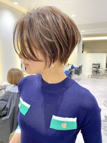 バンプ ギンザ(BUMP GINZA)&nbsp;30代40代50代絶壁解消白髪ぼかし髪型ハイライト前髪山口