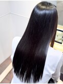 美髪ストレート × ナチュラルロング