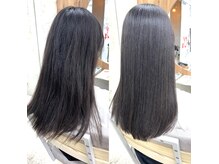 髪質改善トリートメントでうねり、クセを抑えツヤ、まとまり実感