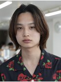原宿メンズボブスパイラルパーマニュアンスパーマ毛流れパーマ