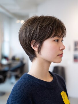 クレビアテン(CreBiA ten_) ハンサムショート/ショコラブラウン/透明感カラー