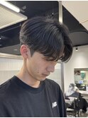毛流れセンターパート