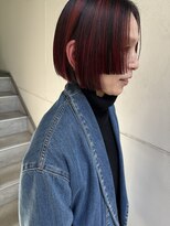 バローチェ 大阪 堀江(Barouche)&nbsp;【Barouche/中島綾子】　ハイライトカラー　ボブ　堀江