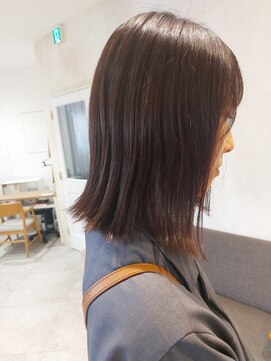 カムバイネオリーブ 溝の口店(Cam by neolive) ☆伸ばしかけ・きりっぱなしボブ☆ピンクベージュ