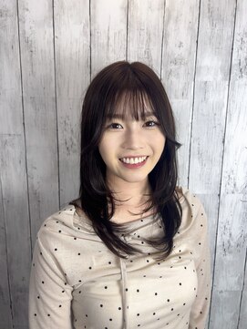 ビューティドレッセヤマノ 池袋パルコ(Beauty Dresse YAMANO) レイヤー/透け感/ブラウンカラー/セミロング/