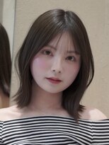 アンアミ オモテサンドウ(Un ami omotesando)&nbsp;韓国風くびれミディアムボブハッシュカット