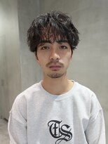 バイフィフス 原宿/表参道(by fifth)&nbsp;シャドウパーマスパイラルパーマ大人メンズヘアマッシュ