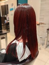 ミューズ 新浦安店(HAIR&NAIL MUSE)&nbsp;ボルドールビーインナーカラー大人可愛い韓国風イヤリングカラー