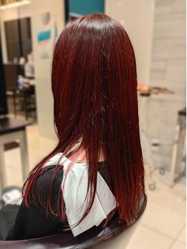 ミューズ 新浦安店(HAIR&NAIL MUSE) ボルドールビーインナーカラー大人可愛い韓国風イヤリングカラー