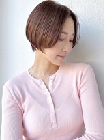 カバーヘア ブリス 北浦和(COVER HAIR bliss) 秋カラーブリーチなし小顔大人ハンサムショート前髪なしp北浦和