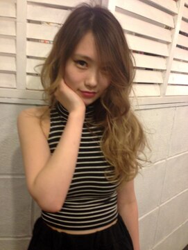 ソルトウォーター(SALT WATER) 外国人風グラデーションカラー ロイヤルベージュ