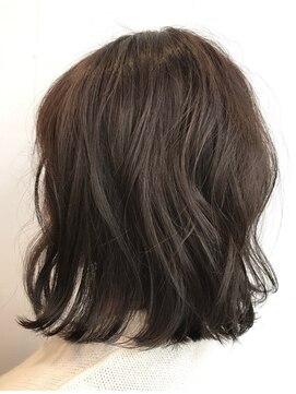 ハート 東戸塚店(HEART) ラベンダーアッシュ切りっぱなしロブ