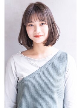 ケイト(kate) kate大宮 ハニーミルクティーベージュ×内巻きミニボブ