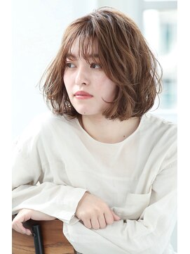 リアン(lien) 〈lien.相楽顕〉大人ナチュラルなボブ アッシュブラウン