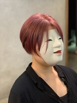 コマ(coma)&nbsp;【coma中野】ダブルカラーチェリーピンク前下がり