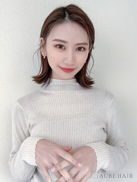 オーブ ヘアー シャノン 都城店(AUBE HAIR shanon) 20代・30代_切りっぱなしロブ