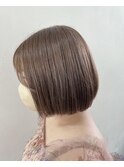 丸ボブ♪ベージュカラー