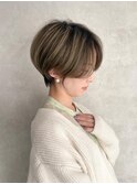 オリーブベージュハイライト