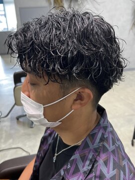 リット×ベリエ(Lit.×belier) 波巻きスパイラルツイストスパイラルパーママッシュメンズヘア