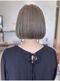 【MICHI 富田店 古作蓮】ボブグレージュ