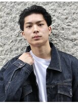 フランクスバーバー アンド ビアークラブ(FRANK'S BARBER and BEER CLUB)&nbsp;ワイルドアップバング刈り上げツーブロックオールバック