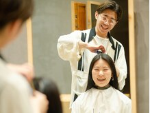 ブロー、アフターカウンセリングもしっかりさせて頂きます☆明日からも素敵な時間を過ごして頂くために☆