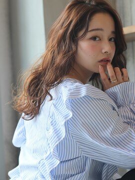 キャパ セントラル 天神 大名店(CAPA central) 大人ガーリーロングヘア