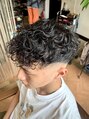 アートヘアー(a-to hair)&nbsp;波巻きパーマで作るスペインカールです。