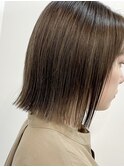 ボブ/切りっぱなし/ぱっつん/ハイライト