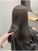 オリーブグレージュ×ブリーチなし