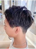 メンズ ツーブロック 束感ショート