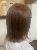切りっぱなしボブ