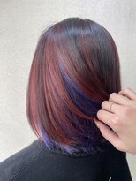 アッシュ 西荻窪店(Ash) 赤×紫インナーカラー
