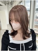 やり過ぎないくらいのハイトーン!ミルクティーベージュ!