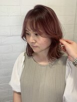 ヘアースペースブルーム プリュス 石橋店(HAIR SPACE BLOOM plus) ピンクカラー/ダブルカラー/透明感カラー/艶髪